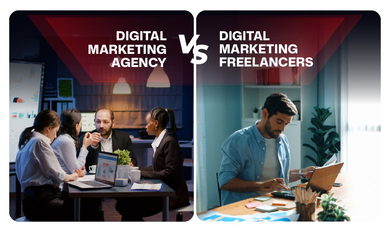 Digital Marketing Agency vs Freelancers : What’s best for my Brand?